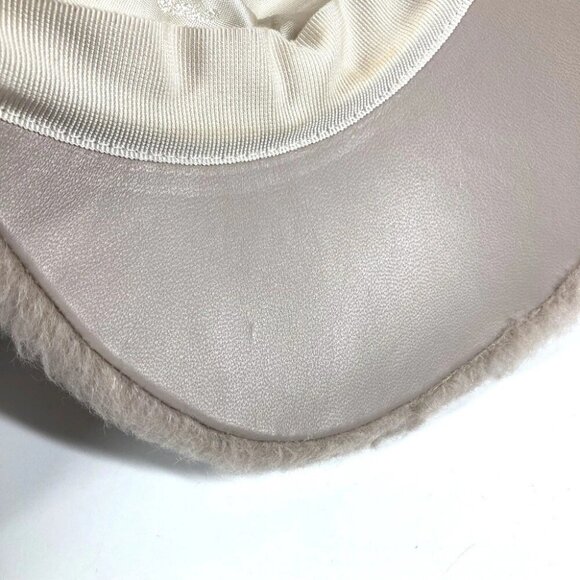 MAX MARA Fur Moko Moko Teddy hat cap baseball cap wool / silk Beige main image 8